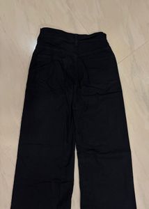 H&amp;M Black Wide-Leg Pants