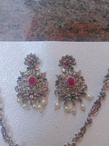 Tending Jewellery Set Oxidised