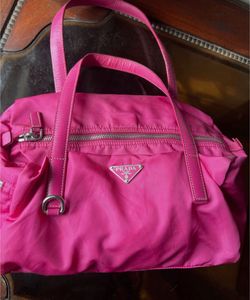 vintage Prada nylon hobo bag