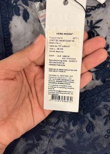 Vero Moda Navy Lace Waistcoat(with tag)