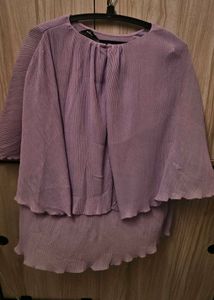 Pleated Layered Top