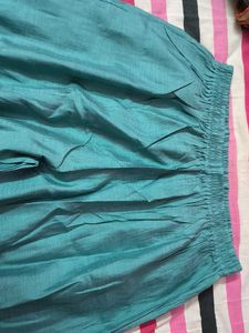Teal Blue kurti pant