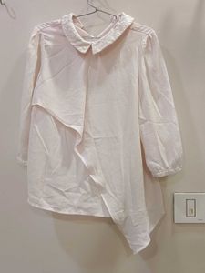 Embroidered Collar Blouse shirt