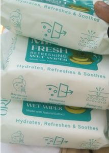 Minty Fresh Refreshing Wet Wipes