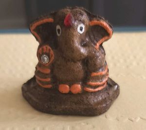 Cow dung Ganesha Idol