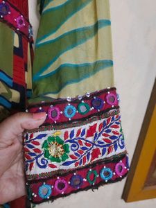 Preloved Jaipuri Mirror Work Anarkali