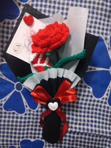 Crochet Rose Flower Bouquet