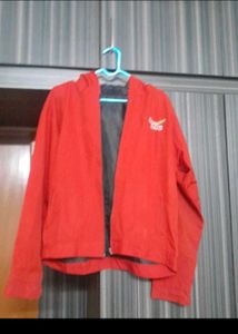 2 Red Zip-Up Hoodie both 48 bust unisex