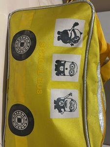 Yellow Minions School Bus Bag