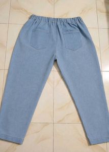 Light Blue Wide Leg Pants