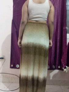 Ombre Maxi Skirt with Tank top