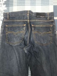 Classic Dark Wash Denim Jeans