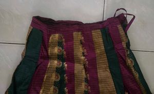 Vibrant Kanchivaram Lehenga Choli Set