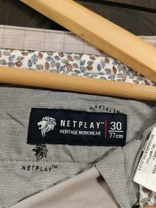 Men's Grey Checked Pants