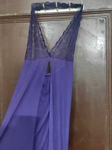 Purple Lace Nightgown