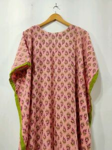 Pink Printed Maternity Dress ( Women)