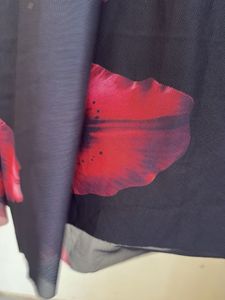 Savana Elegant Black Floral Print Dress