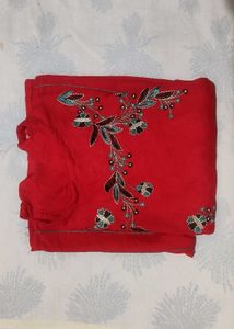 Blue and Red Kurtis Combo