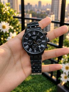 Tissot Chronograph Watch - Navy Dial PREMIUM FOR M