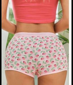Cute Cherry Print Soft Boxer Briefs