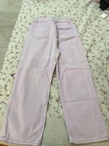 Light Purple Wide Leg Jeans