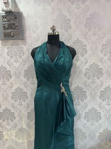 Elegant Teal Gown
