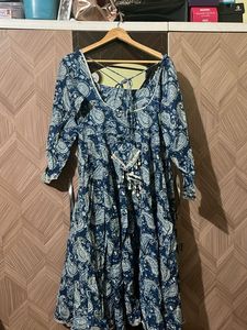 Paisley Print Kurta Dress