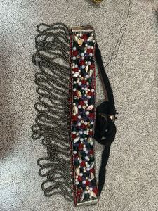 Embellished Necklace with Tassels