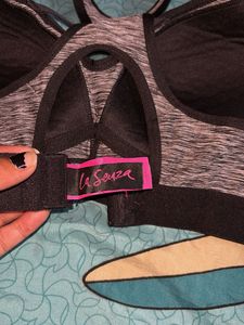 Gray Sports Bra