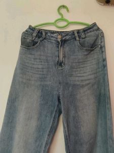 Light Wash Wide Leg Jeans