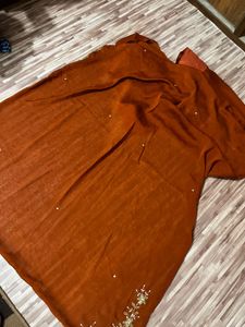 Crushed tissue silk saree new