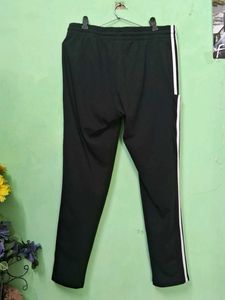 Adidas Black Striped Track Pants of 1
