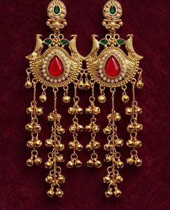 Kashmiri Noor Jhumar Earrings