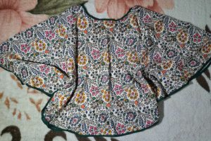 Floral Print Boho Top