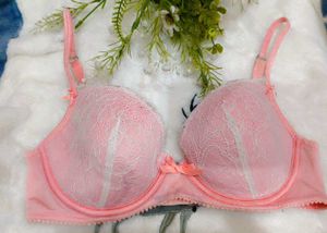 Pink Lace Lingerie Set