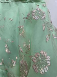 Mint Green Ruffled Party Dress