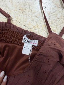 (S) Brown Dress
