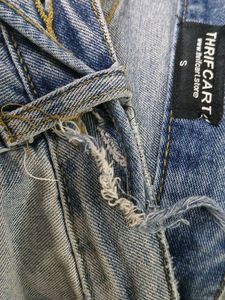 Light Wash Cargo Jeans