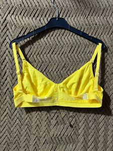 Yellow Cotton Bra