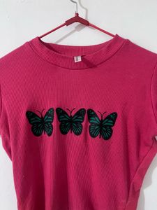 Cute Butterfly Graphic Tee