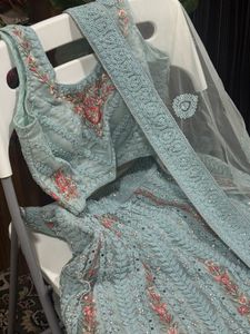 Embroidered Lehenga Choli with Dupatta