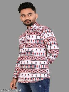 large size Stylish Printed Kurta for Men