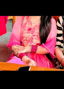 Elegant Pink shrara Set