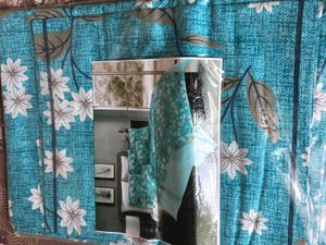 Beautiful Teal Floral Bedding Set