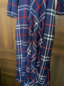 checked frock