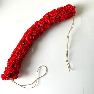 Artificial Red Rose Gajra