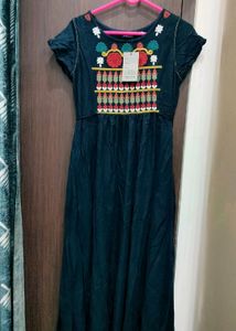 Embroidered Midi Dress - New with Tags!