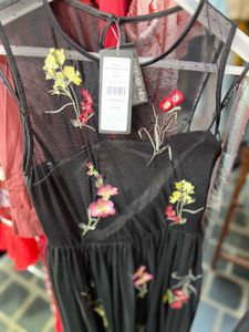 Forever New Floral Embroidered Dress
