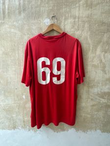 Nike Red "69" Dri-fit Football jersey