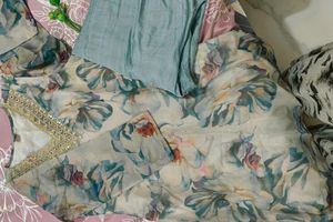 😍😍Floral Kurta Set with Dupatta